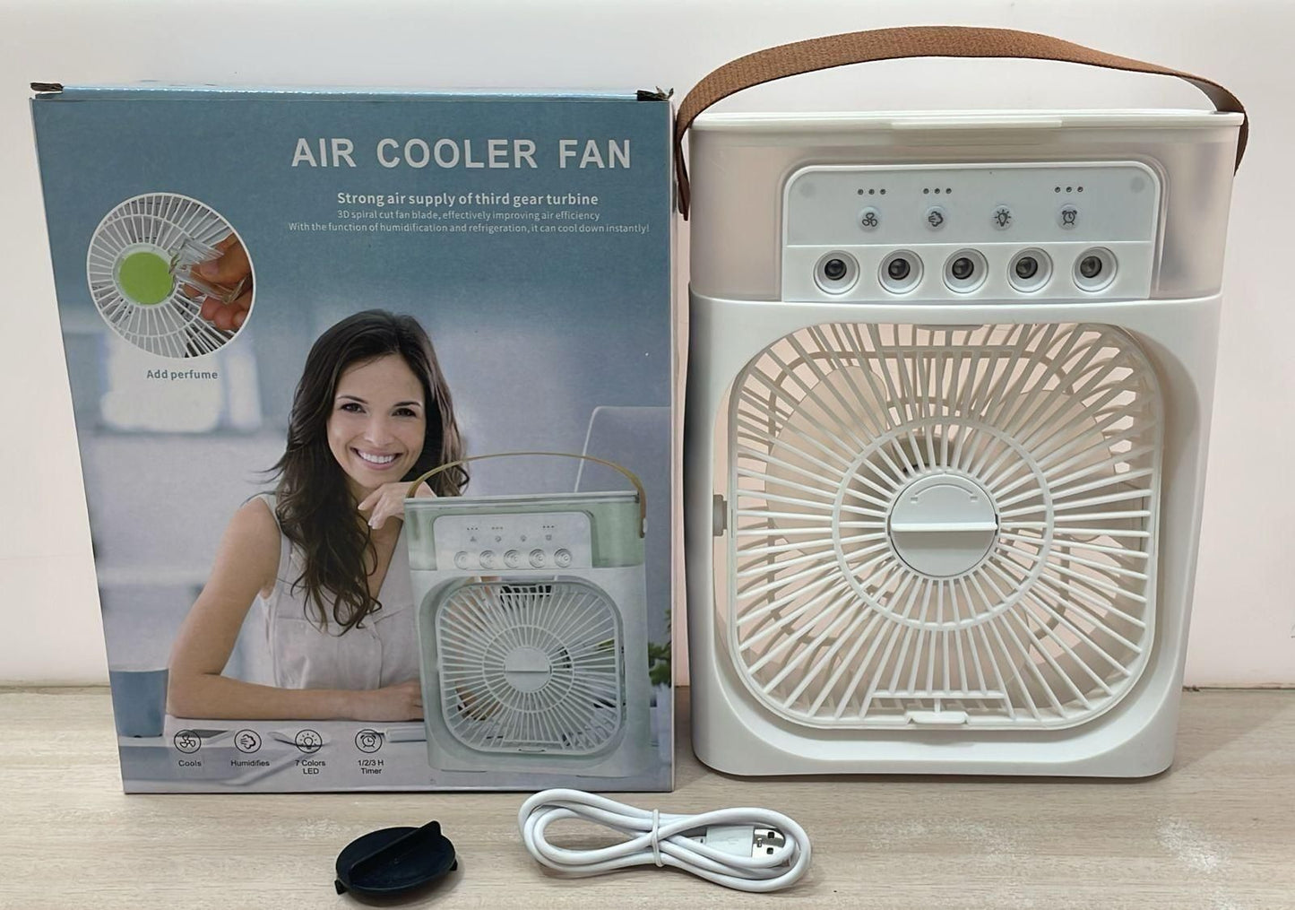 Portable USB Fan Air Cooler - Stay Cool Anywhere Anytime